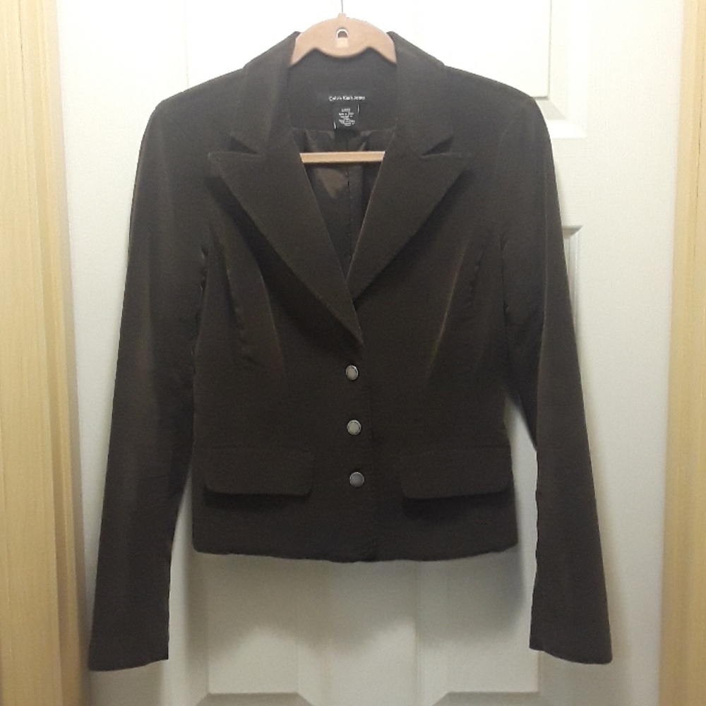 Calvin Klein Corduroy Jacket Blazer 3 buttons